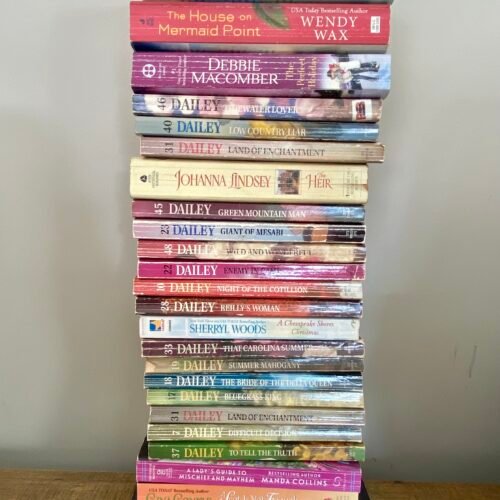 A stack of books discovered by Nicole on our recent book hunting adventure.