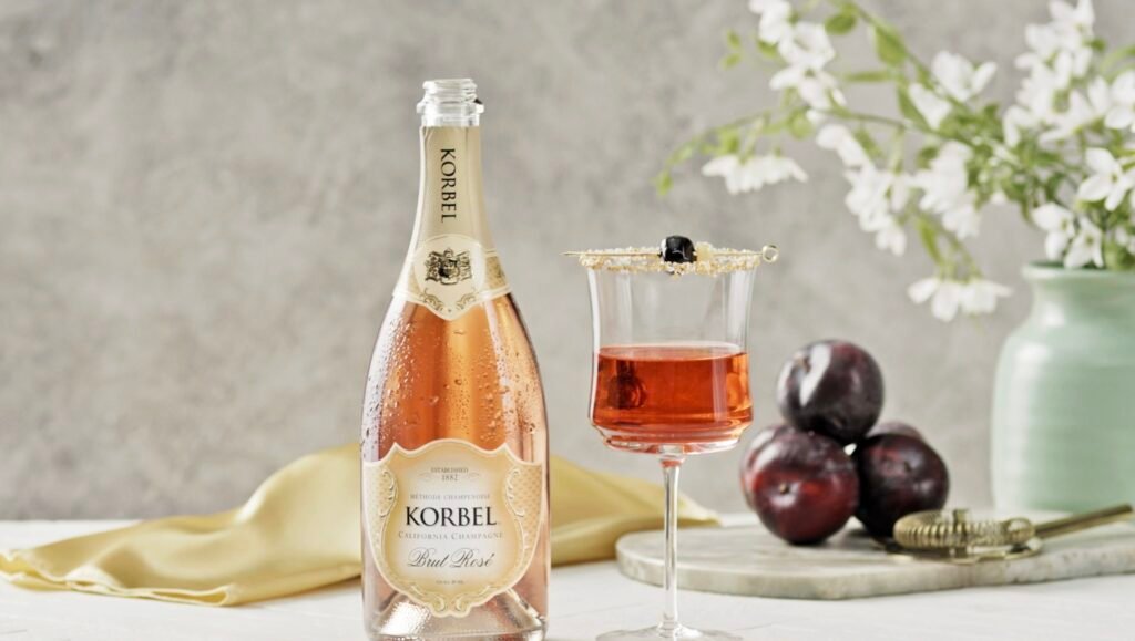 Spiced Sugar Plum Rosé Spritz