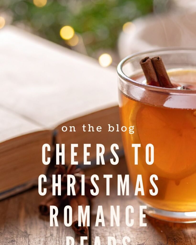 Cheers to Christmas Romance Reads Blog Post Cover Art