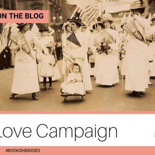 Artwork for the blog post featuring Victorian era suffragettes.