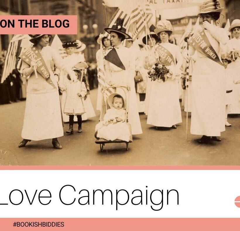 Artwork for the blog post featuring Victorian era suffragettes.