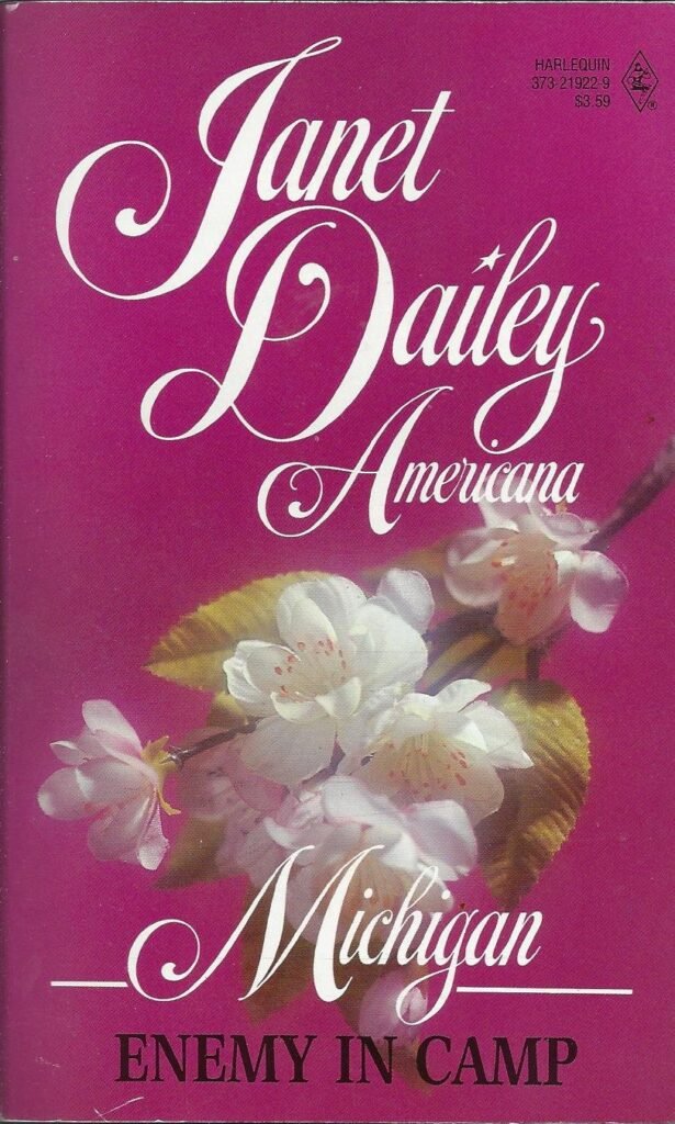 Book Cover Art for Enemy in Camp by Janet Dailey