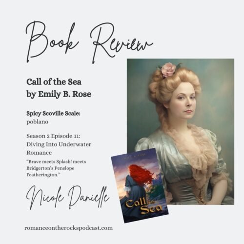 Blog Post Art with an AI rendering of Podcast Co-Host Nicole Stephens, a brief book review outline, and a copy of the book cover art