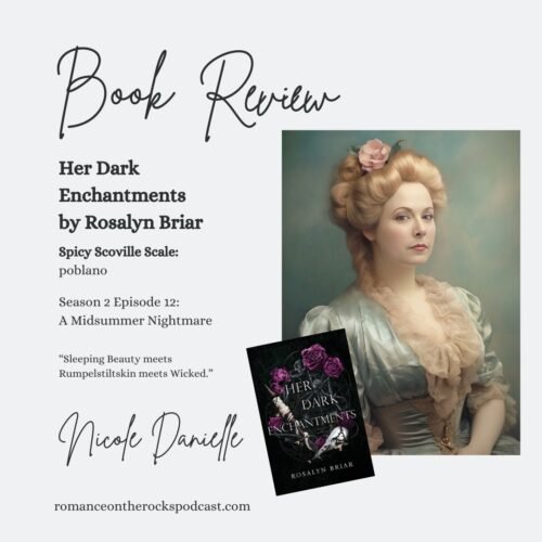 Blog Post Art with an AI rendering of Podcast Co-Host Nicole Stephens, a brief book review outline, and a copy of the book cover art