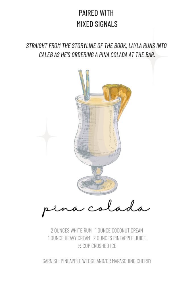 pina colada recipe card
