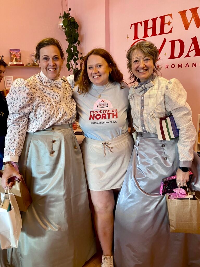 The Romance on the Rocks Podcast Hosts Meet the Owner of The Well Red Damsel